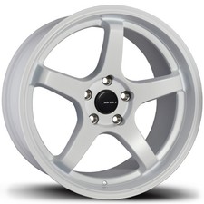 One 18x8.5 AVID1 AV28 5x114.3 35 White Wheel Rim 73.1