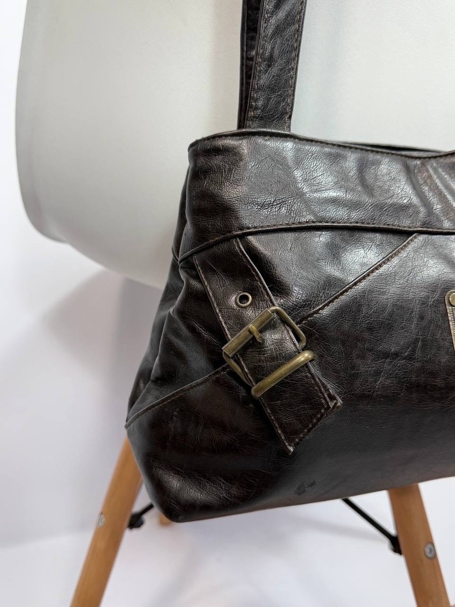D&G Dolce & Gabbana Vintage Leather Bag Y2K Archive Brown | eBay