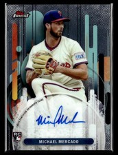 2025 Finest Michael Mercado Finest Autographs auto card