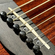 Taylor 520e Acoustic Electric Guitar Fret Wear Has Dents