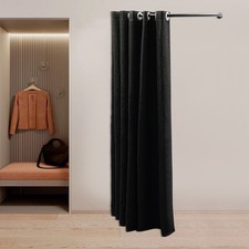37.4 37.4 78.7" Black U-shaped Privacy Protection Changing Room Shading