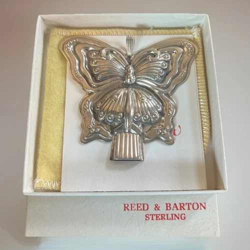 Vintage Sterling  Reed & Barton Butterfly Whistle