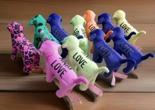 Victoria"s Secret Pink Dog Velveteen Green Blue Pattern Designs 11pc Lot