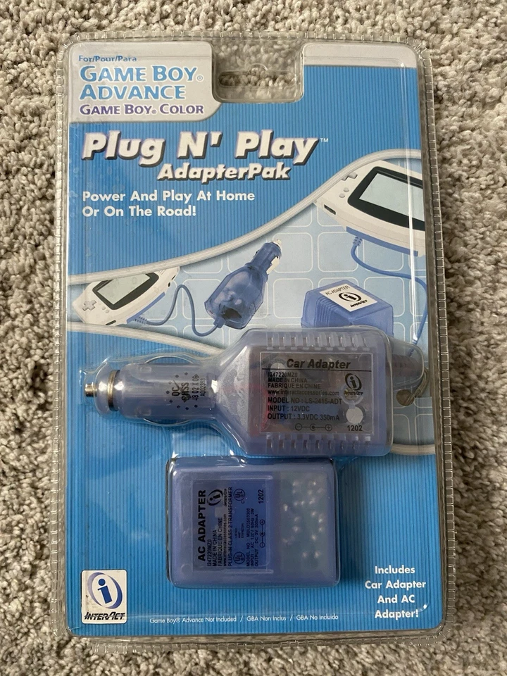 InterAct Plug N' Play Adapter For Game Boy Advanced Color 2001 Home and Auto use - Image 4 of 4