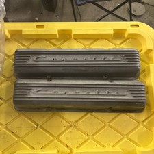 Corvette Script Sbc Valve Covers Vintage Vette Small Block Chevy 3767493 Lester
