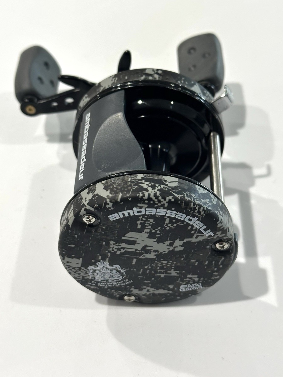 Abu Garcia Ambassadeur 6500CC Catfish Commando Fishing Reel Camo