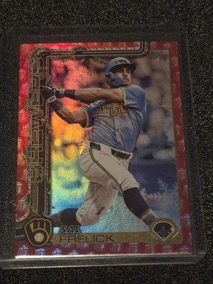 2025 Topps Holiday - Sal Frelick Red Santa Bags SSP /10