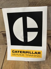 Vintage CAT Service Training Sticker Decal NO...