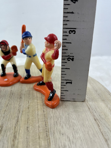 Cake Toppers Baseball Spieler 1984 Bäckerei Handwerk Krug Fänger Teig Baseman - Bild 14 von 14