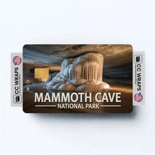 2PK Mammoth Cave National Park Credit Card Vinyl Skin Decal