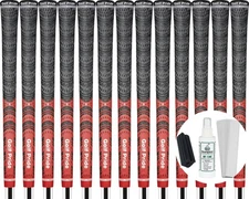 Golf Pride MCC Red & Black Standard Grips - Set of 13 with Grip Kit!