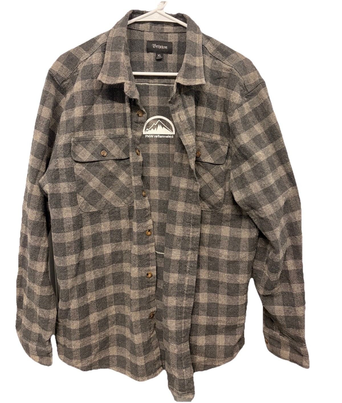 Brixton Sublime Patch Plaid Flannel Button-Up Shi… - image 2