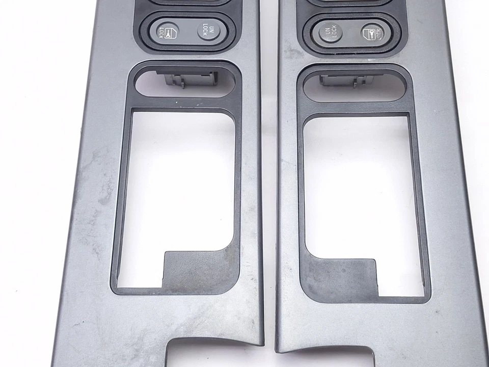 1990-1994 Chevy GMC C/K Truck Power Window Lock Switch w/Trim LEFT & RIGHT PAIR - Image 3 of 4