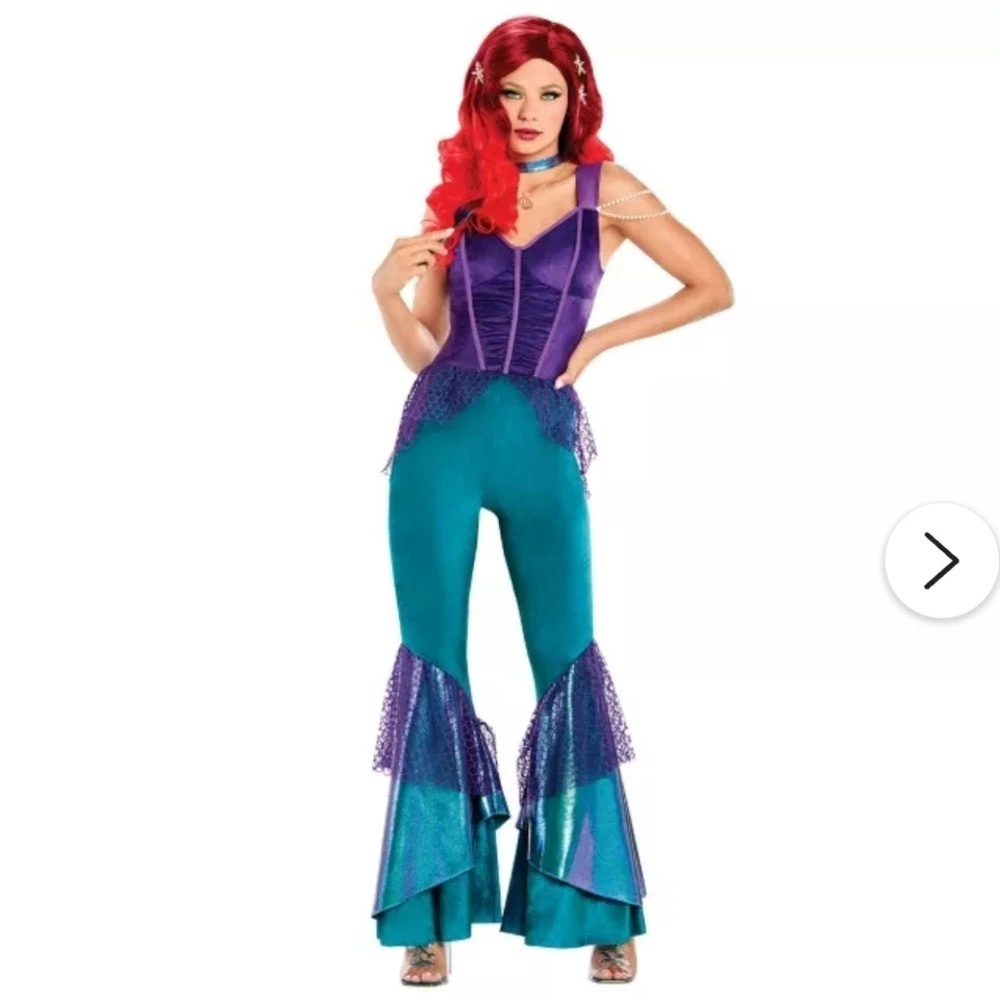 ariel blue dress costume for adults ASTR the Label Elwood Dress in Blue main image 1