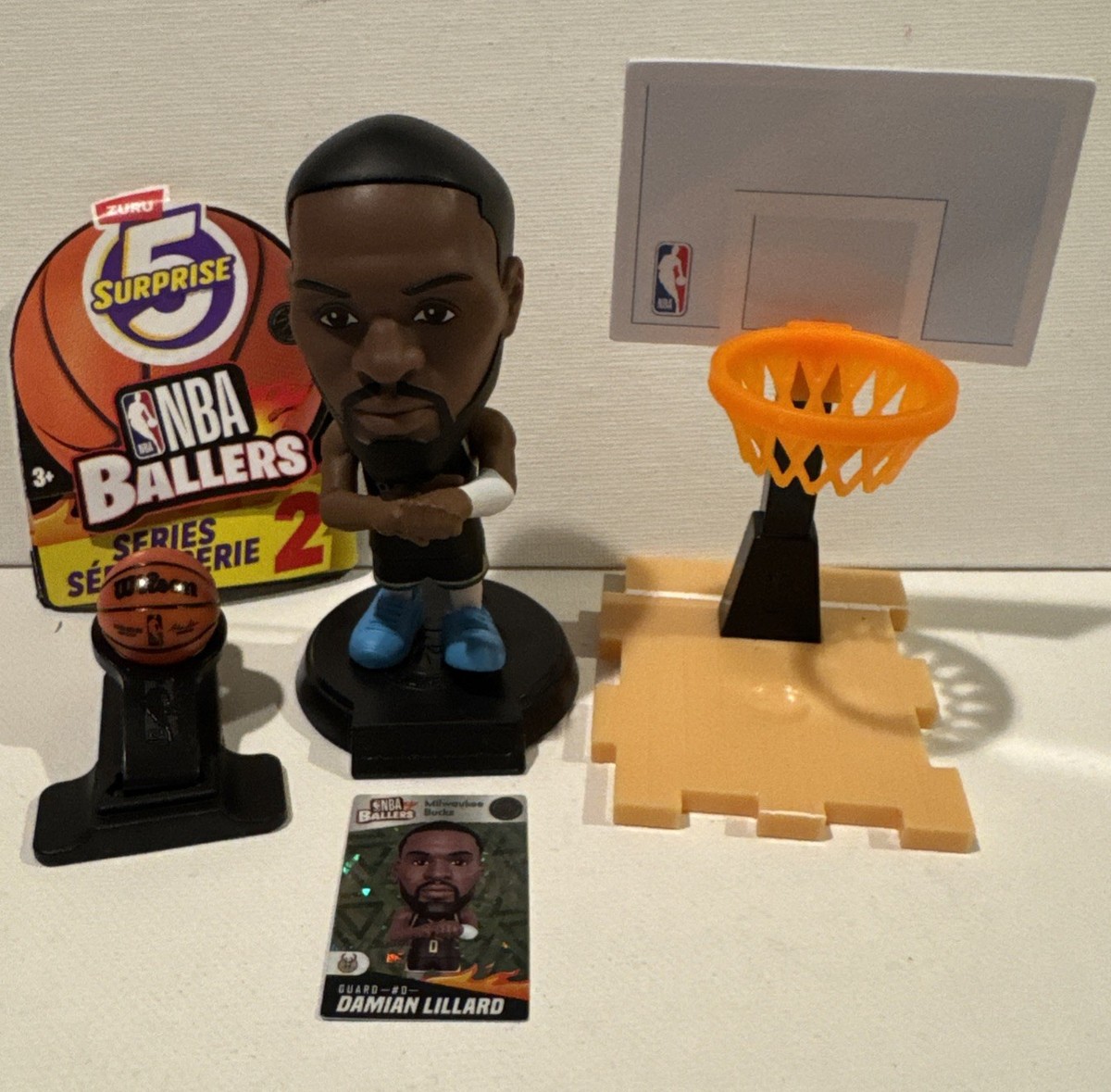 🏀 New! Zuru 5 Surprise NBA Ballers/Series 2 * RARE! ~ Bucks