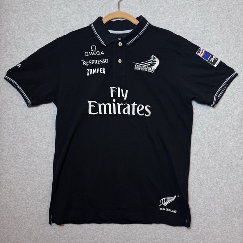 Emirates Team New Zealand Shirt Polo Medium Sailing North Sails Americas Cup 34