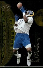 1996 Pinnacle Zenith #Z-98 Lovell Pinkney Rookie RC Rams football card. rookie card picture