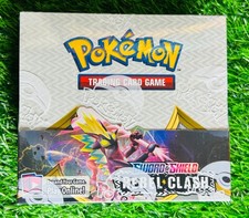 Pokemon Rebel Clash Booster Box Sealed Sword Shield 36 Packs TCG