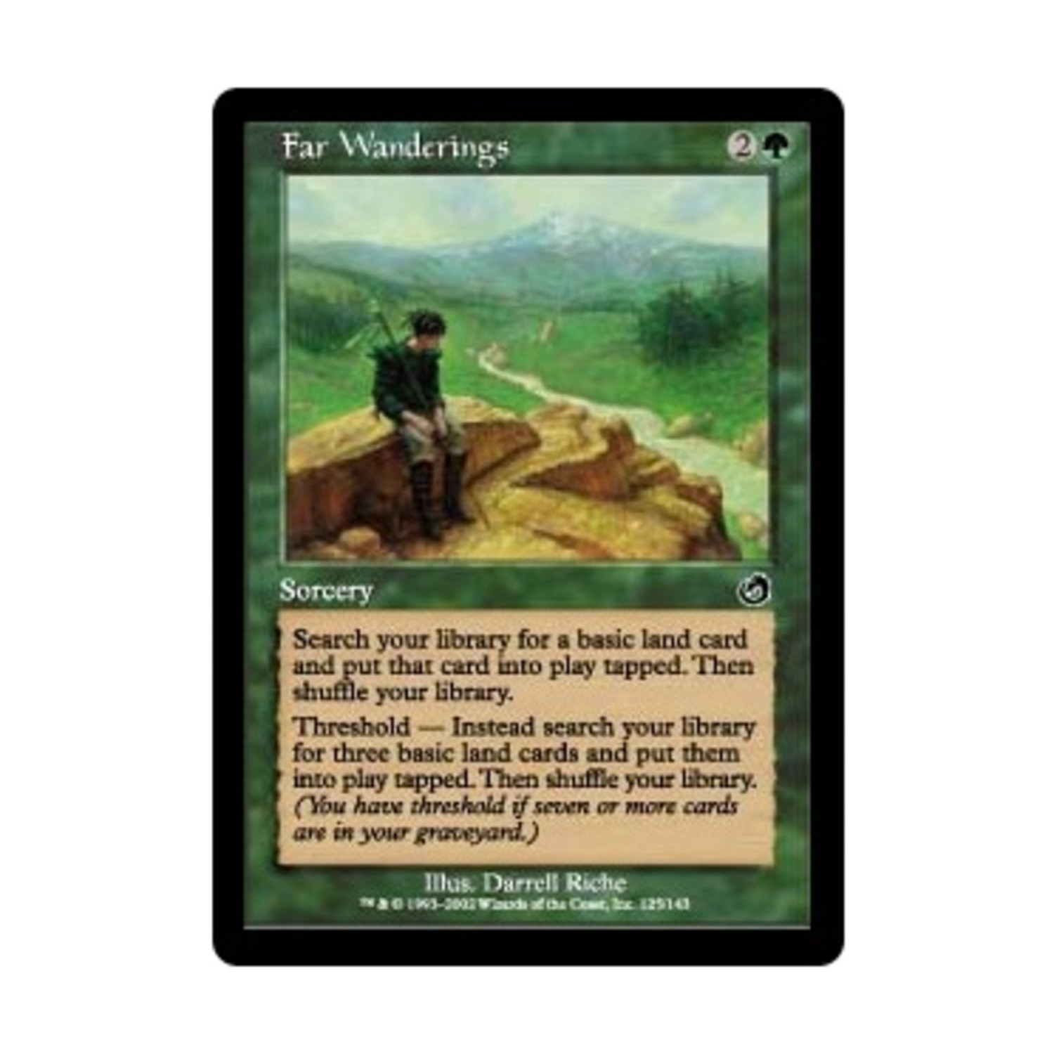 WOTC MtG Torment Far Wanderings (C) (Foil) NM