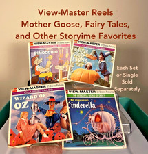 Vintage View Master Reels 1940 1950 Mother Goose  Fairy Tales Disney You Choose