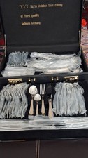Cutlery Set 72 Pz  Solingen Germany 18/10 Chrom-Nickel-Edelstahl Stain Steel