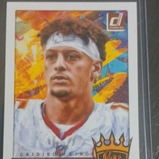 Donruss Gridiron Kings Patrick Mahomes II Kansas City Chiefs Football Insert