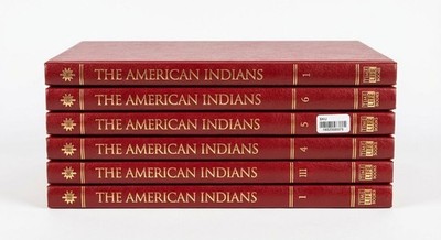 Time Life The American Indians 6-Volume Set Hardcover Red Illustrated Series