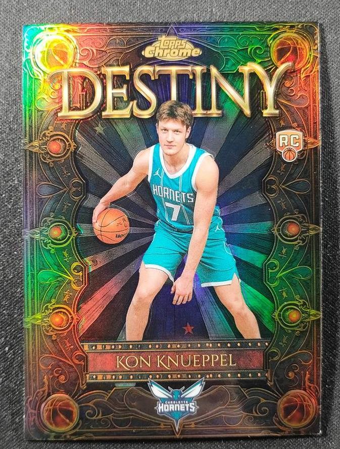 2025-26 Topps Chrome Kon Knueppel RC Rookie Destiny Refractor -V1
