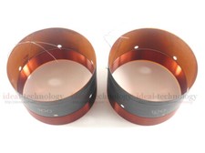 2PCS 100MM Audio Bass Speaker Voice Coil Subwoofer Woofer Sound In /out 2 Layers
