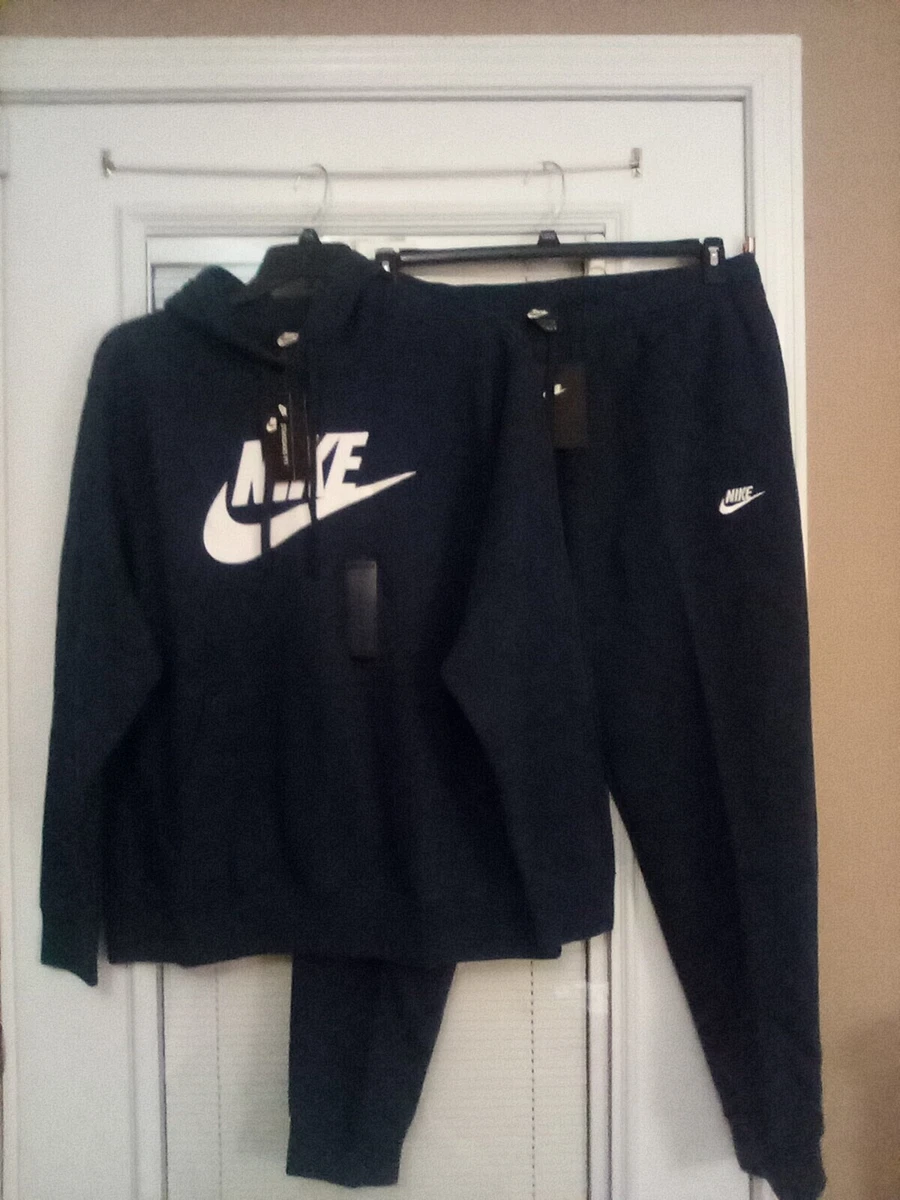 NWT NIKE SIZE XL NAVY/WHITE SPORTSWEAR SWEATSUIT