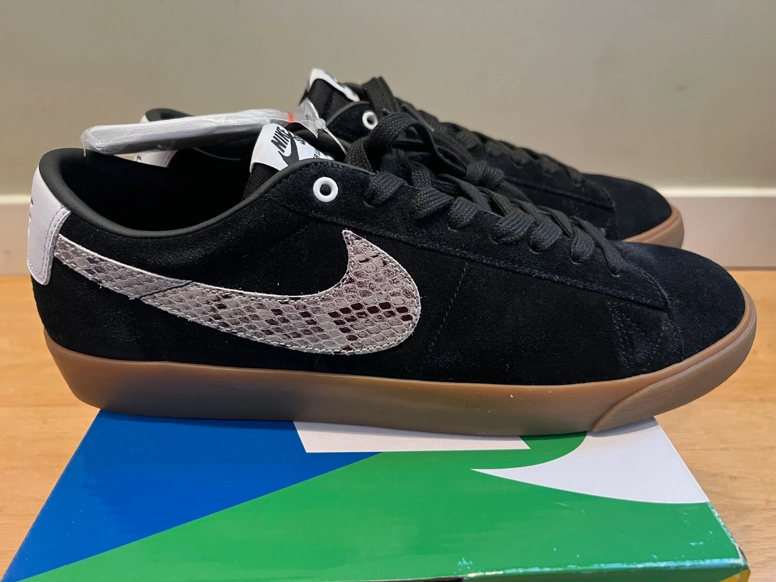 2020 Nike SB Zoom Blazer Low GT QS serpent noir Wacko Maria Supreme Tokyo taille 12