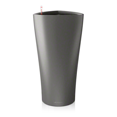 LECHUZA DELTA Premium 30 Komplettset anthrazit metallic