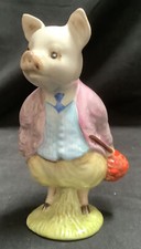 Vtg Beatrix Potter Figurine "PIGLING BLAND" F. Warne  Co, Beswick England