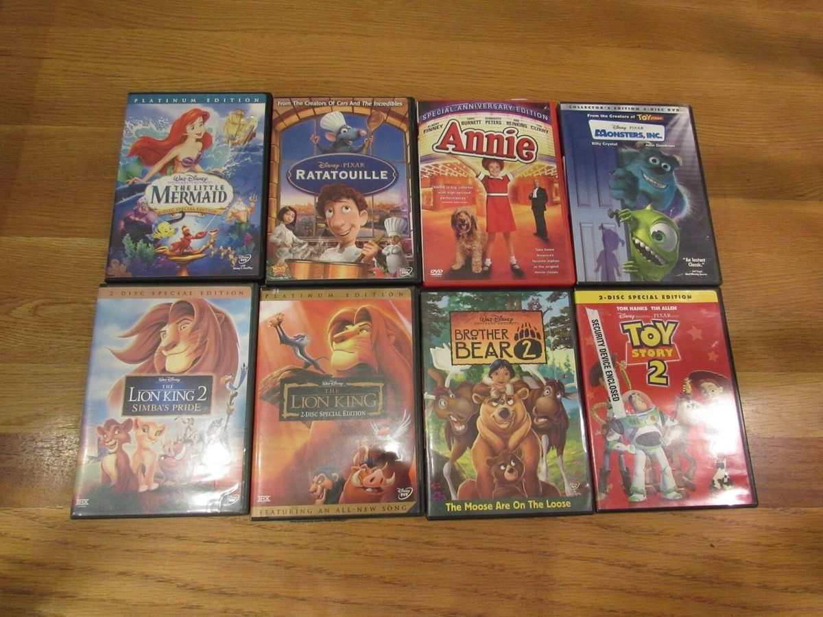 Lot of 37 DISNEY DREAMWORKS KID'S MOVIES DVD'S SPECIAL