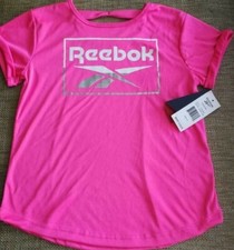 Reebok Girl 3 Pieces Set- Size 10 M: T-Shirt, Tank, Top Short-Sugar Pulm---NWT