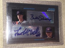 LANCE MCCULLERS & BUBBA STARLING 2010 Bowman Chrome USA Dual Autograph #321/500