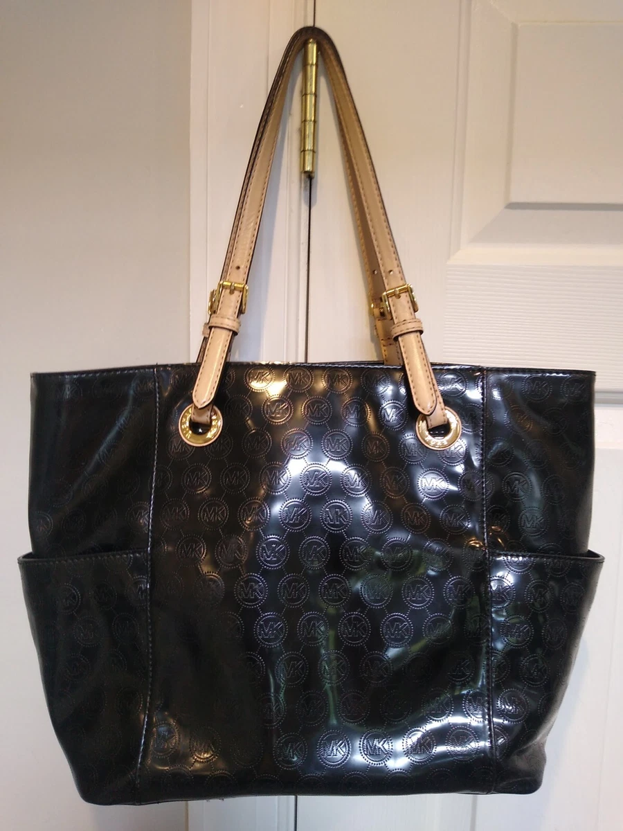Michael kors sales black signature purse