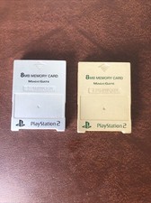 Lot of 2 - PS2 PlayStation 2 Memory Cards Japan Import FujiWork Kemco MagicGate