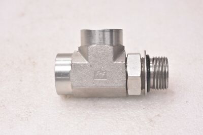 Brennan 6835-12-12-12-NWO-FG Branch Tee Fitting MAORB-FORB-FORB 3/4x3/4x3/4''