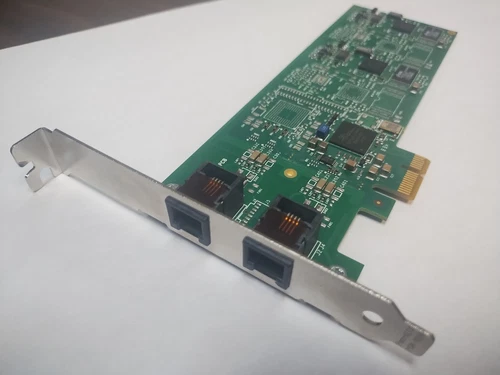 Mainpine IQ Express RF5120 2 Port PCIe Fax Board