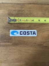 Costa Del Mar Sunglasses Logo Sticker/Decal Fish Outdoor Eye Wear Approx 4  