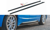 CUP Seitenschweller AnsäTze Schwarz FüR BMW X2 F39 M Paket Skirts Schweller ABS