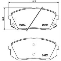 Brembo BremsbeläGe Vorne FüR Hyundai IX35 I40 CW KIA Sportage Pro Cee'd