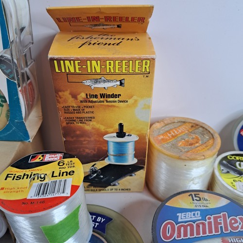 Vintage Lot Fishing Line Cortland Newton US Line & More + Line Winder 27 Reels - Picture 8 of 15