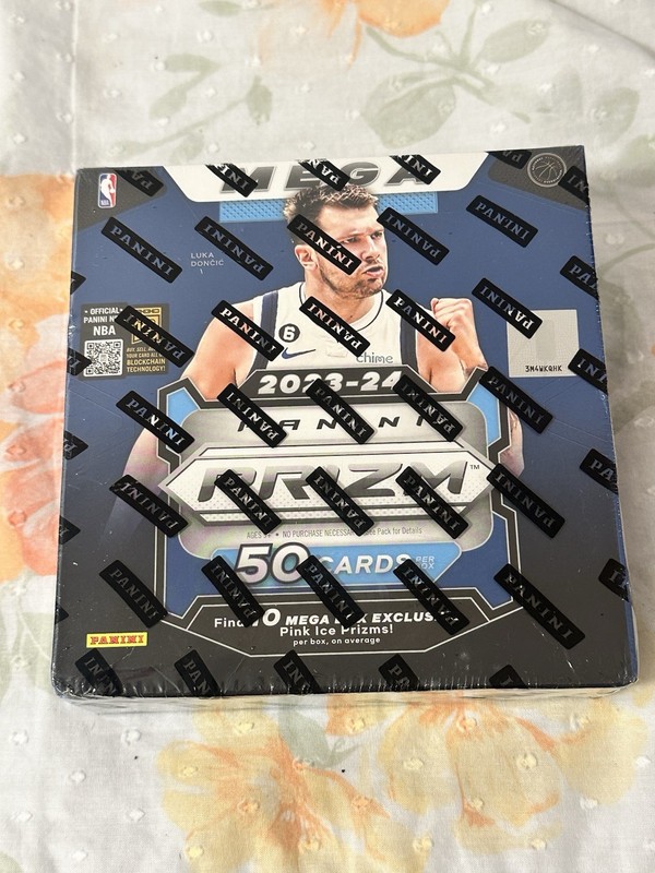 2023-24 Panini Prizm Basketball Mega Box Factory Sealed Pink Ice Wembanyama RC