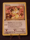 Meowth 62/82 1st Edition Team Rocket Pokemon Card VLP-NM