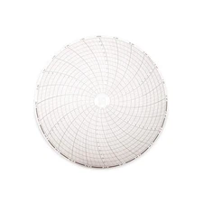 DICKSON C457 Circular Paper Chart, 24 hr, 60 pkg 1CFB3