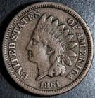 1861 INDIAN HEAD CENT - With LIBERTY - FINE