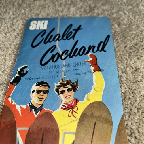 1960s CHALET COCHAND Brochure St. Marguerite Station QUEBEC CANADA - Picture 14 of 15
