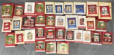 Hallmark Keepsake Ornaments - Nostalgic Houses and Shops - Lot of 34 L1
